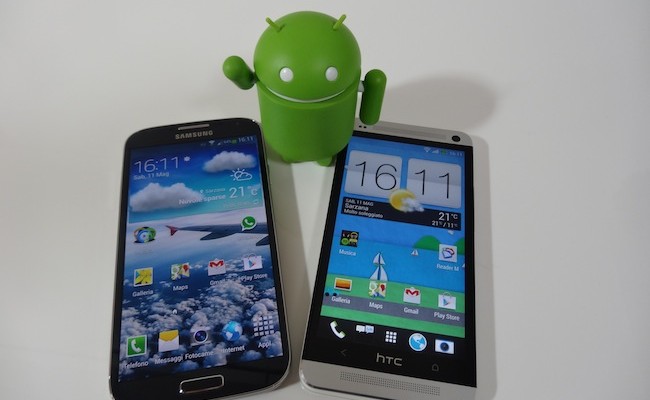 Samsung Galaxy S 4 Vs Htc One : La sfida! Video confronto e considerazioni personali.