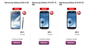 GS3 e Note 2 LTE