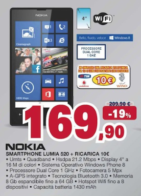 Lumia 169 euro