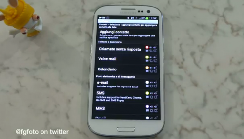 Video Guida All Utilizzo E Personalizzazione Del Led Di Notifica Su Galaxy S Iii Con Light Flow Tecnophone It