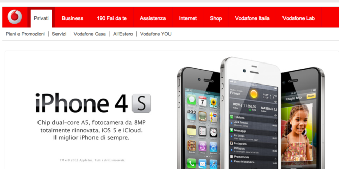 Sfondi Natalizi Iphone 4s.Apple Iphone 4s Disponibile Nei Negozi Vodafone Dal 28 Ottobre 2011 Ecco I Prezzi E Le Tariffe Tecnophone It