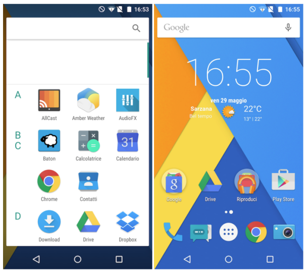 Android M Home