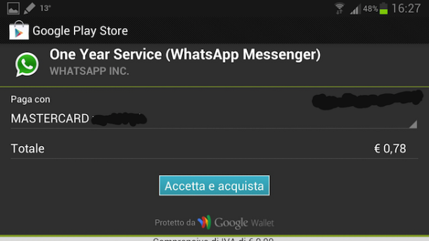 WhatsApp a Pagamento