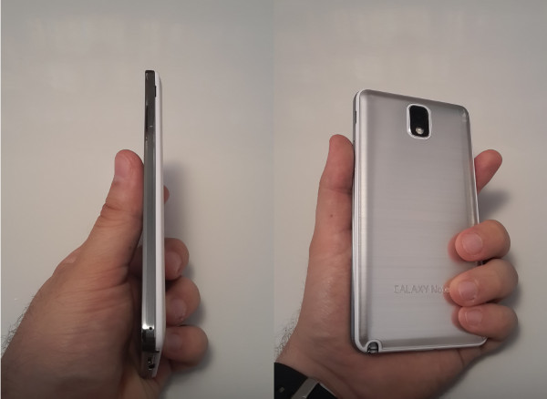 back cover in metallo per Samsung Galaxy Note 3 - confronto 600px