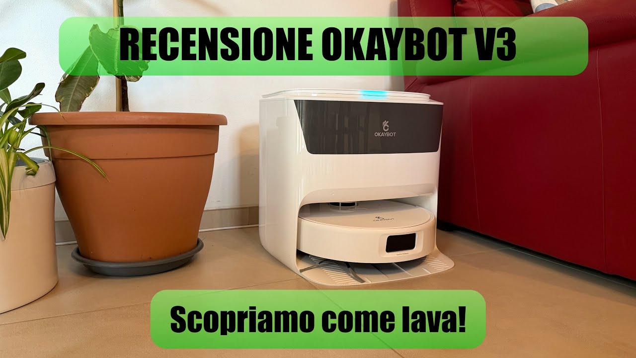 Recensione robot lava pavimenti OkayBot V3