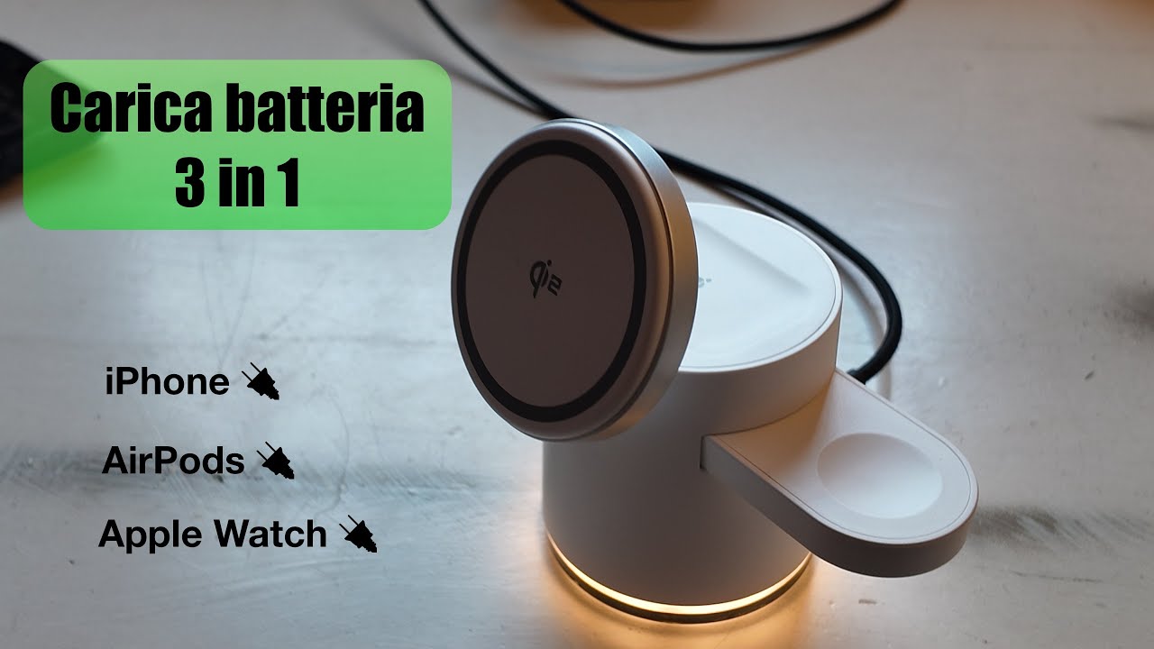 Addio cavi sparsi. Recensione carica batteria 3 in 1 per dispositivi Apple.