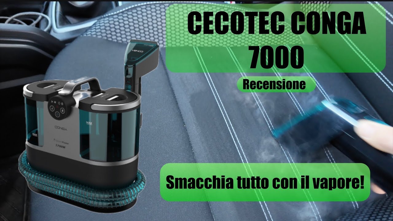 Cecotec Conga 7000 CarpetSpot — Tappezzerie e interni auto come nuovi. RECENSIONE