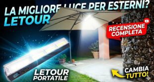 NON Crederai a quanta LUCE fa questa Lampada Letour! – RECENSIONE