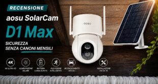 Telecamera solare 4K che mi segue, senza abbonamento | aosu Solar Cam D1 Max