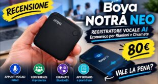 Boya Notra Neo: Registratore Vocale AI Economico per Riunioni e Chiamate