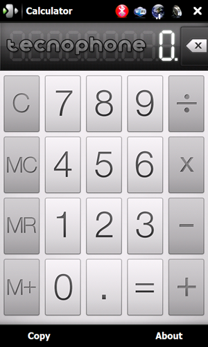 Calcolatrice touch HD