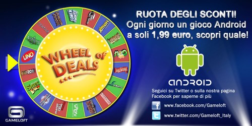 ruota degli sconti android gameloft